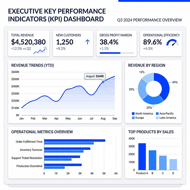 Executive KPI Dashboard