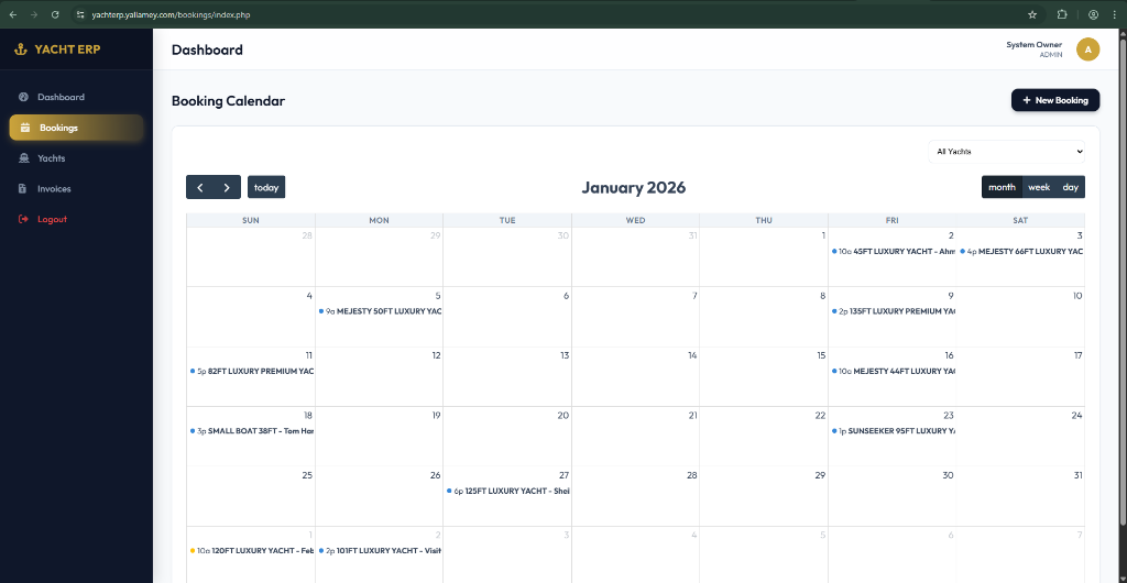 Luxury Marine Booking Platform